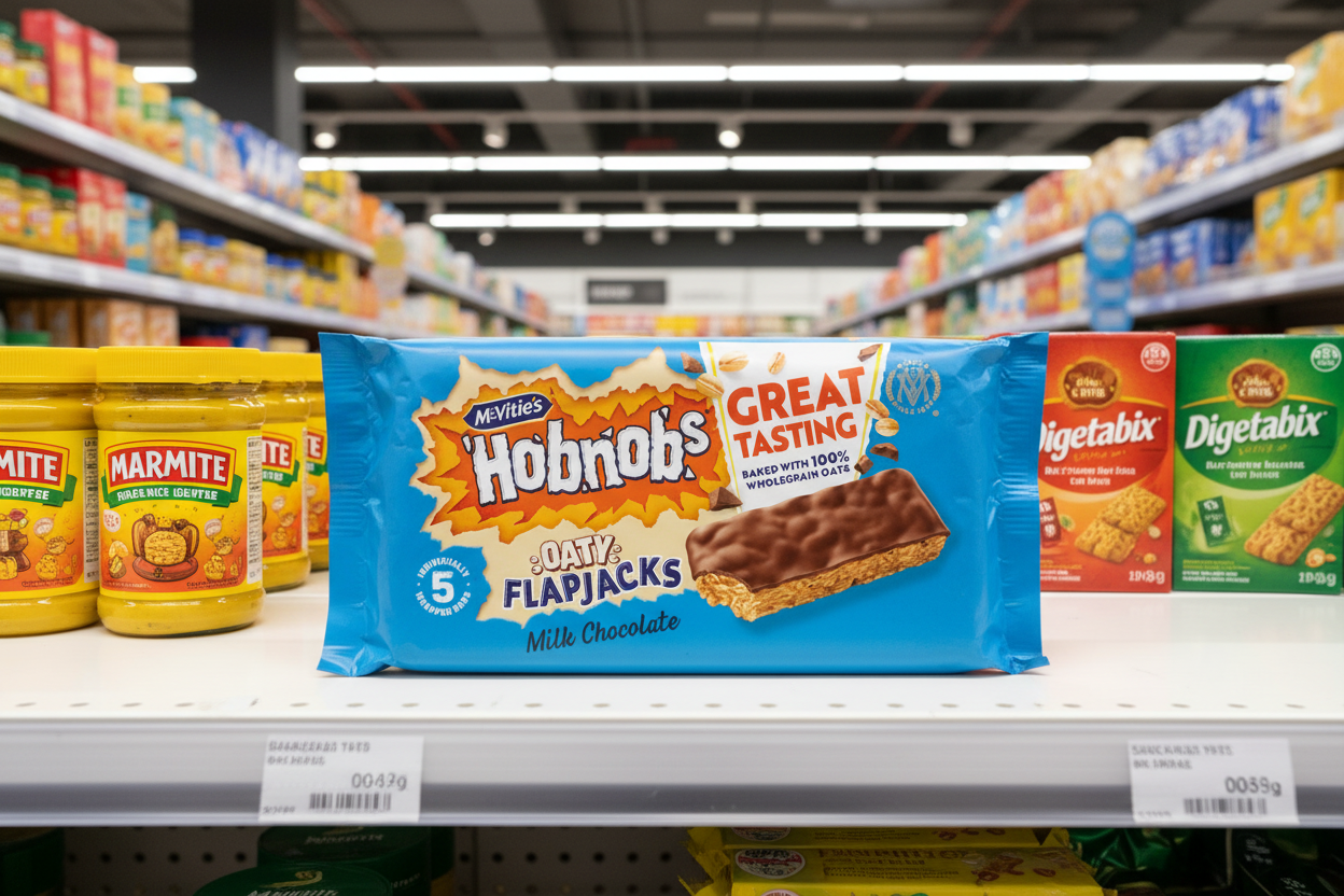10 x Hobnobs Chocolate Flapjack Snacksize 5pk - 131.8GM