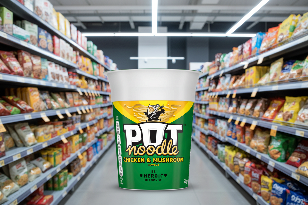 12 x Pot Noodle Chicken & Mushroom 90Gm
