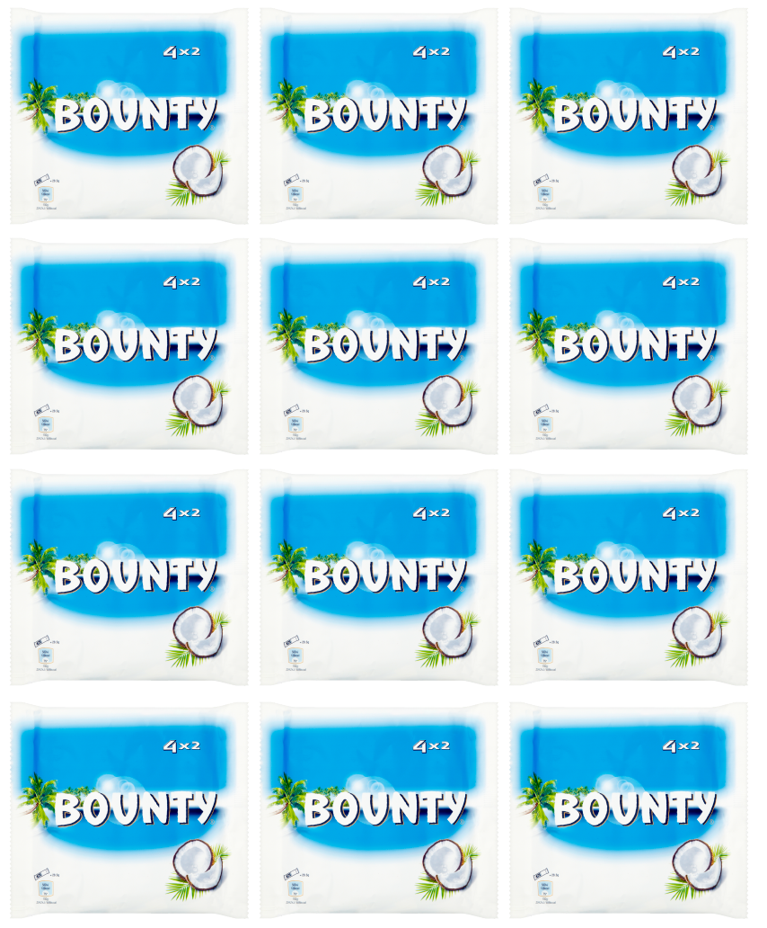 12 X Bounty Std (Twin) 4Pk 228G