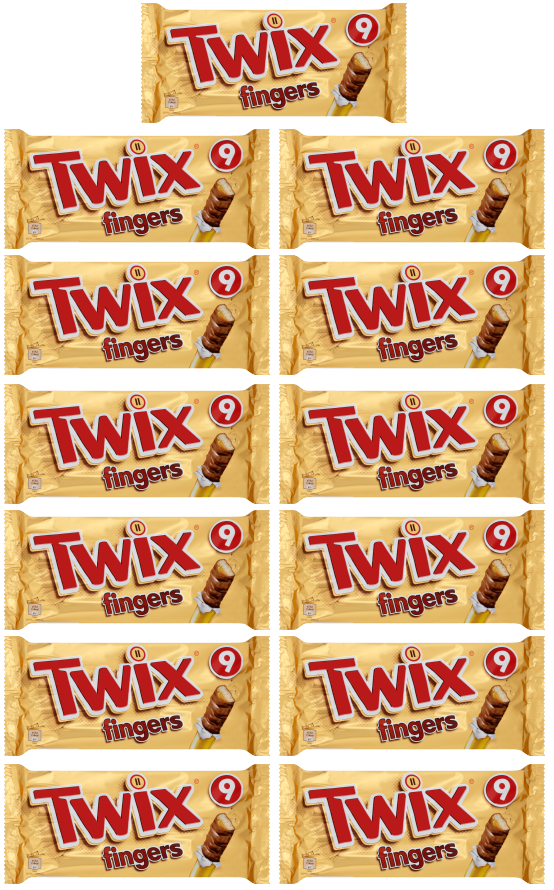 13 x Twix Biscuit 9pk