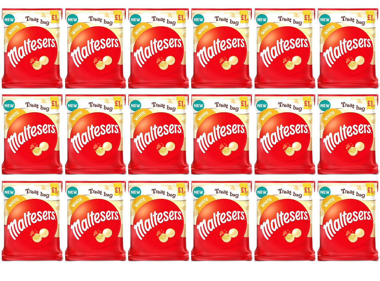18 x Maltesers White Treat Bag - 54GM