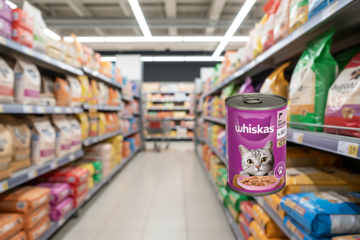 12 x Whiskas Cat Salmon & Jelly - 400Gm