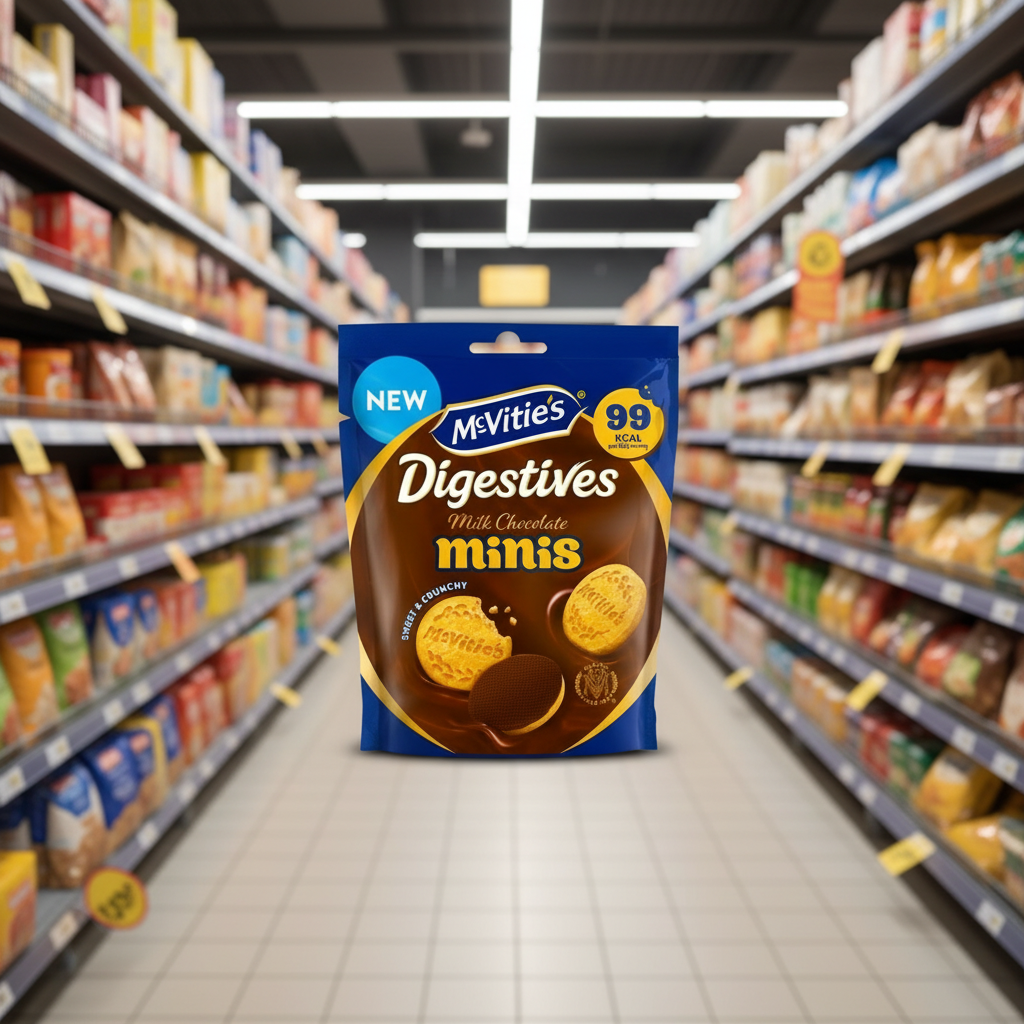 6 x Mcvities Mini Chocolate Digestives Pouch - 80GM