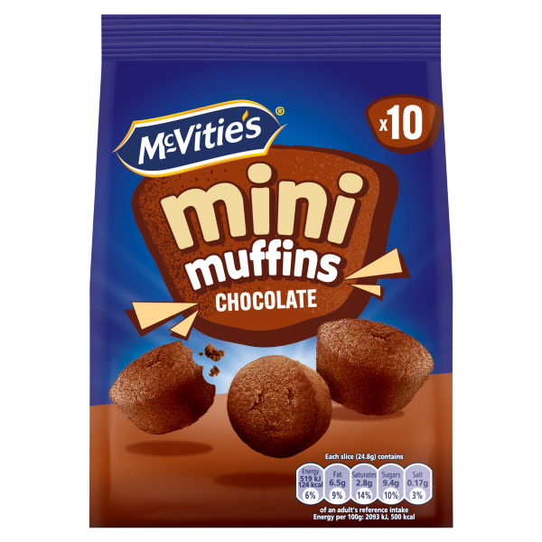 10 X Mcvities Mini Chocolate Cake - 100Gm