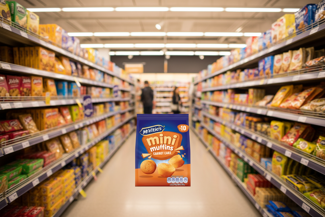 10 X Mcvities Mini Carrot Cake - 100Gm