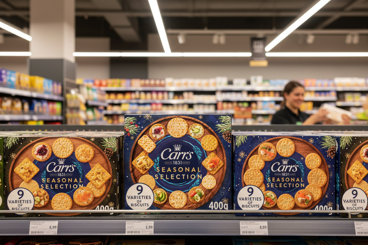 5 x Carrs Crackers Selection Carton 400G