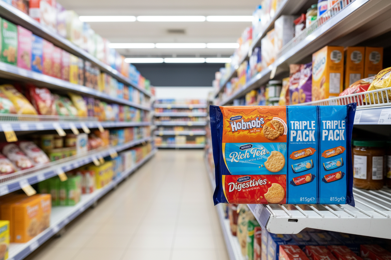 8 x Mcvities Triple Pack Hobnobs Digestives Rich Tea 900G