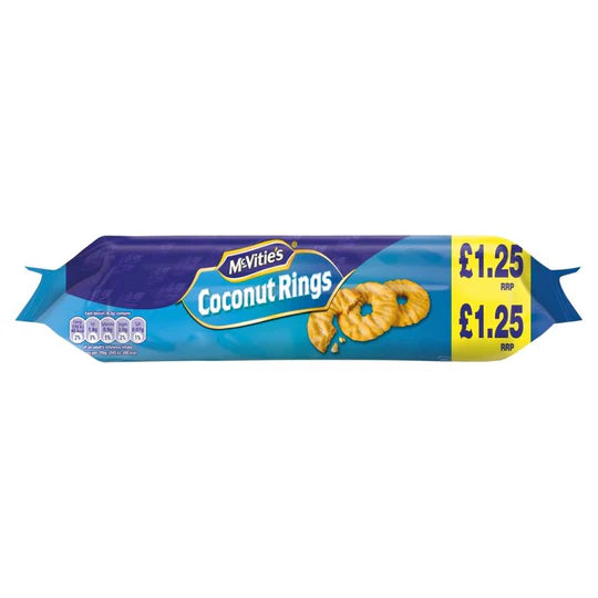 12 x Mcvities Coconut Rings - 300GM