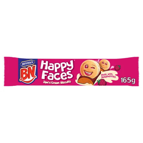 Mcvities Happy Faces Jam & Cream - 165GM