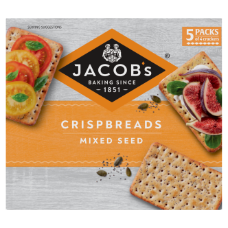 Jacobs Crispbreads Mixed Seeds 5Pk 190Gm