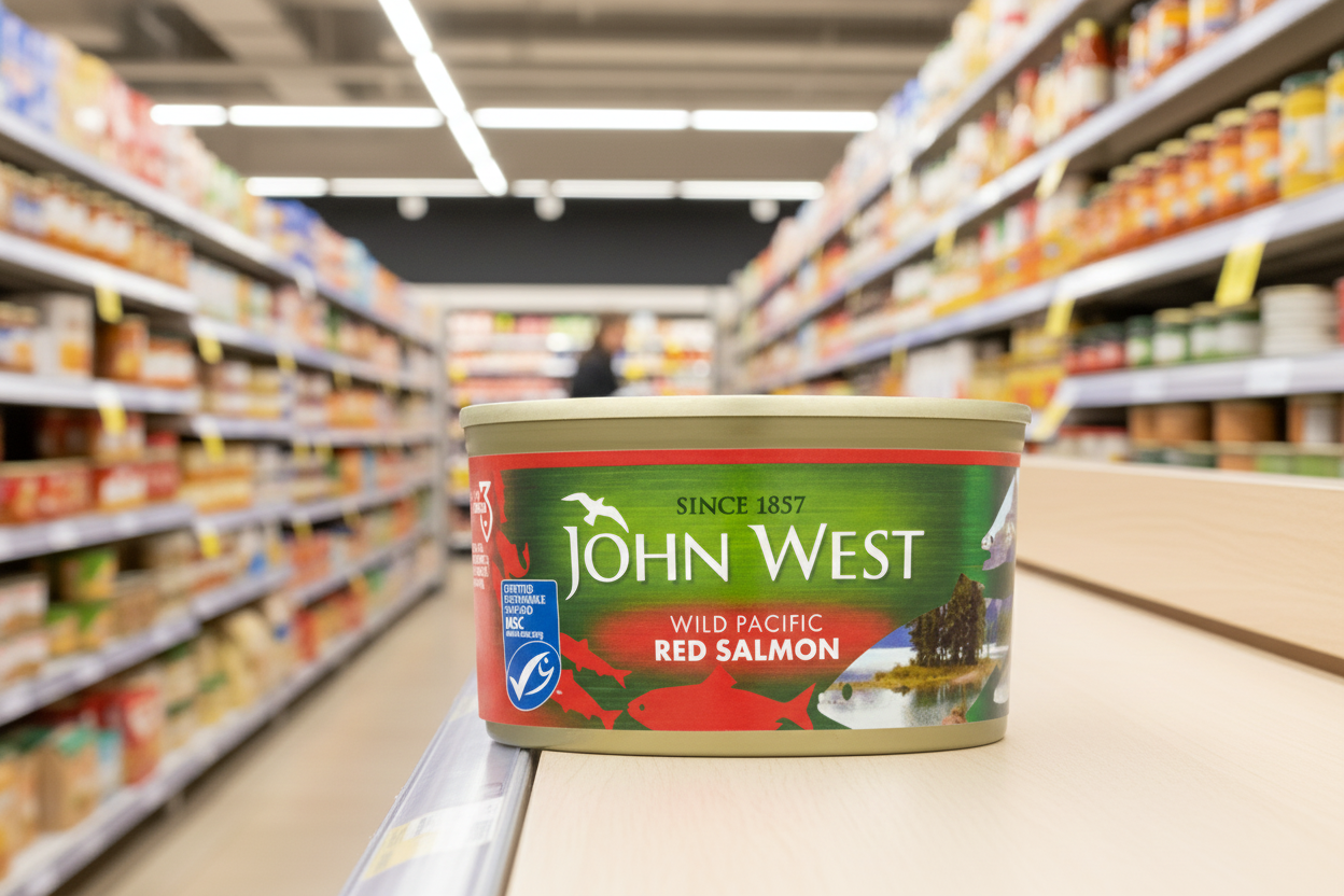 12 x John West Red Salmon - 213 Gr