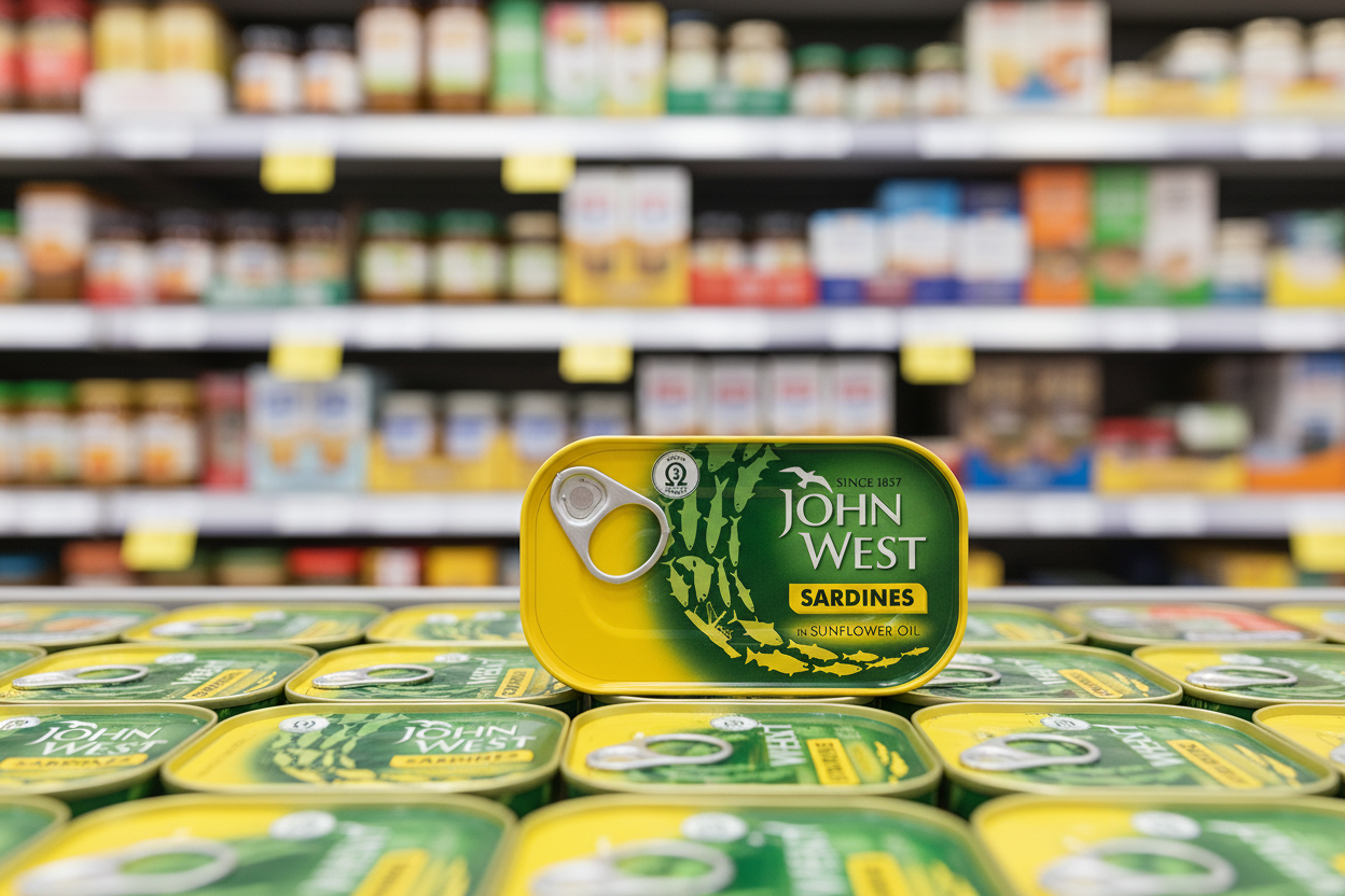 12 x John West Sardines In Sunflower Oil 120Gm