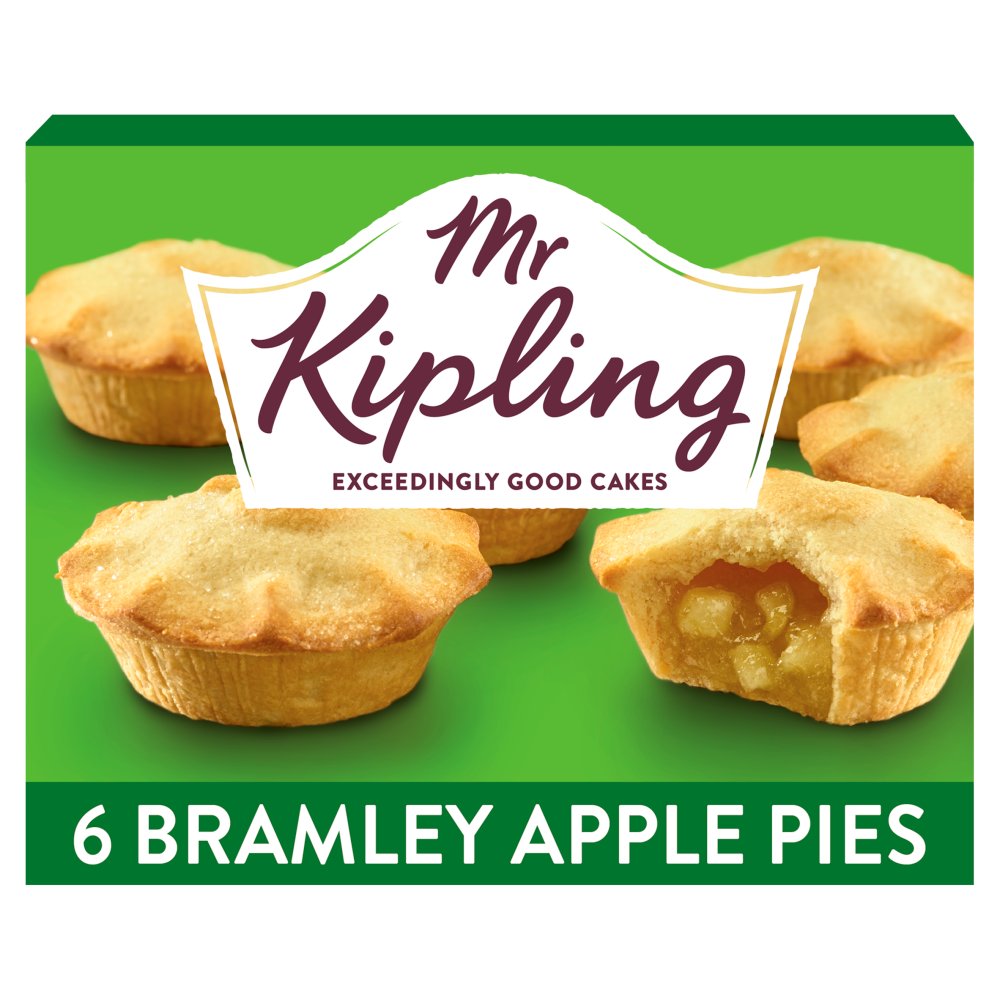 8 X Mr Kipling Apple Pie 6Pk