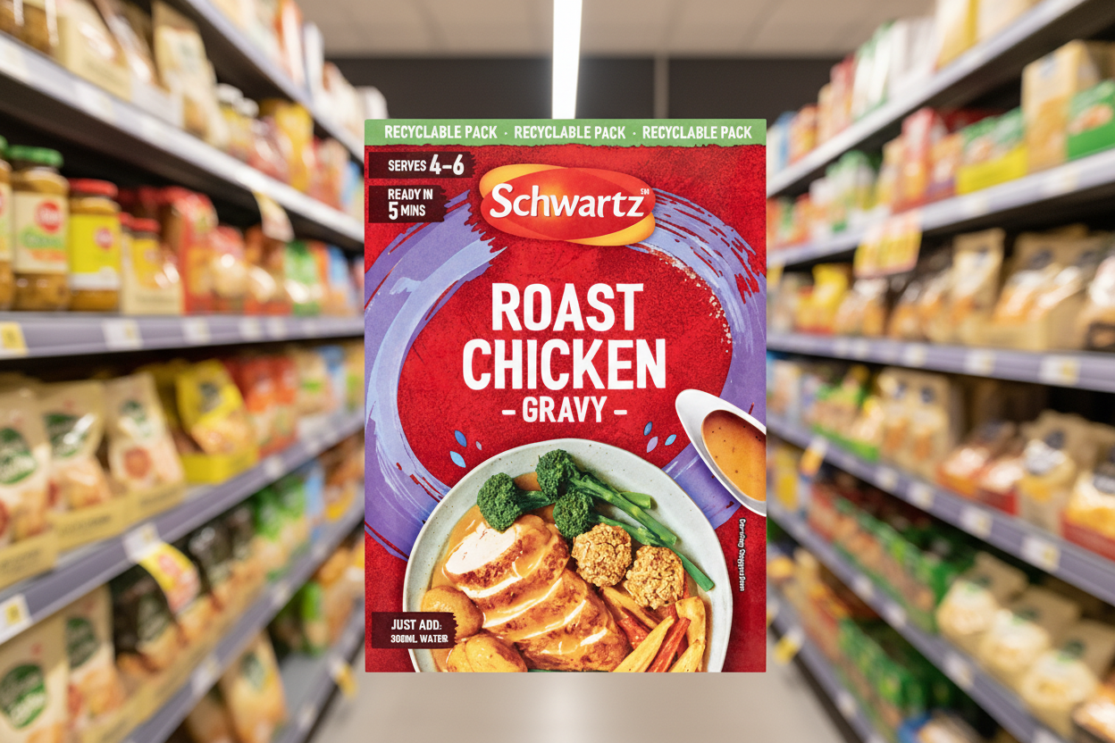 12 x Schwartz Roast Chicken Gravy Sachet 26G