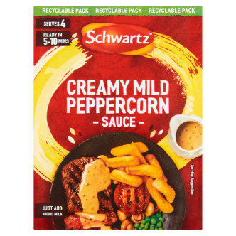 Schwartz Creamy Mild Peppercorn Sauce Mix 25G