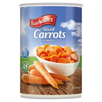 12 x Batchelors Sliced Carrots - 400G