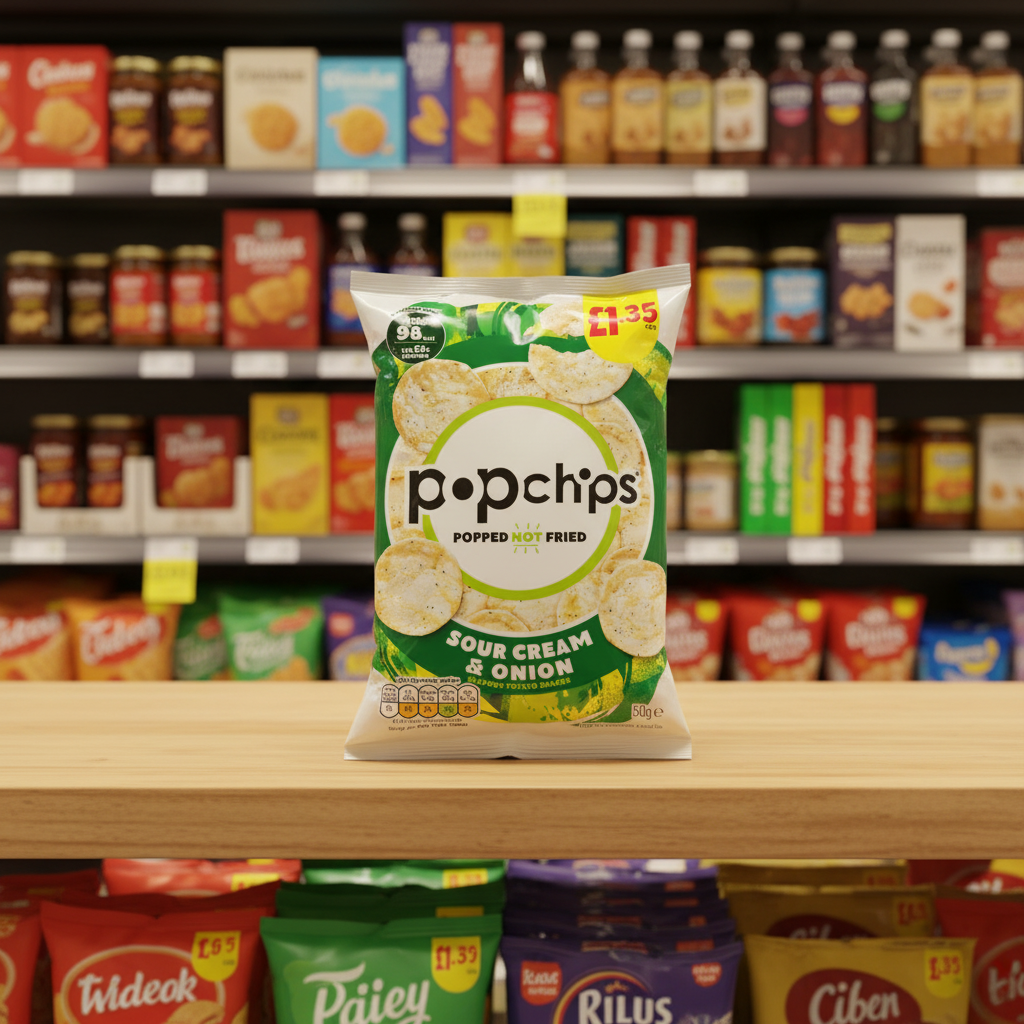 16 X Kp Popchips Sour Cream & Chive - 50Gm