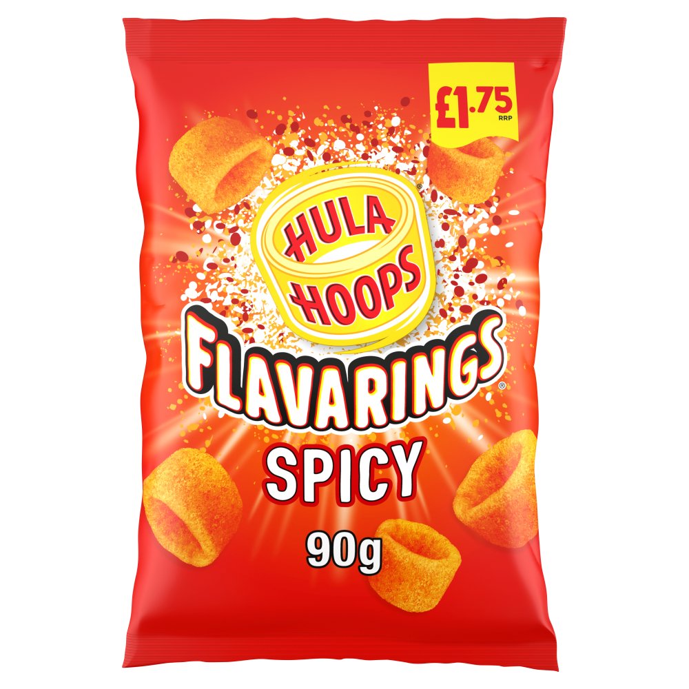 8 X Hula Hoops Flavarings Spicy - 90Gm
