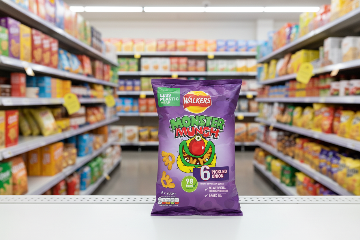 Monster Munch Pickled Onion 6Pk 22Gm