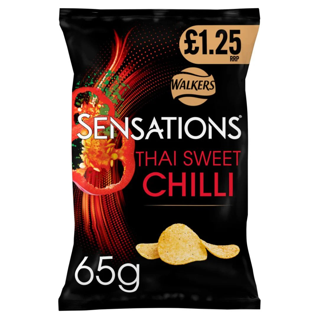 18 x Sensations Thai Sweet Chilli - 65GM