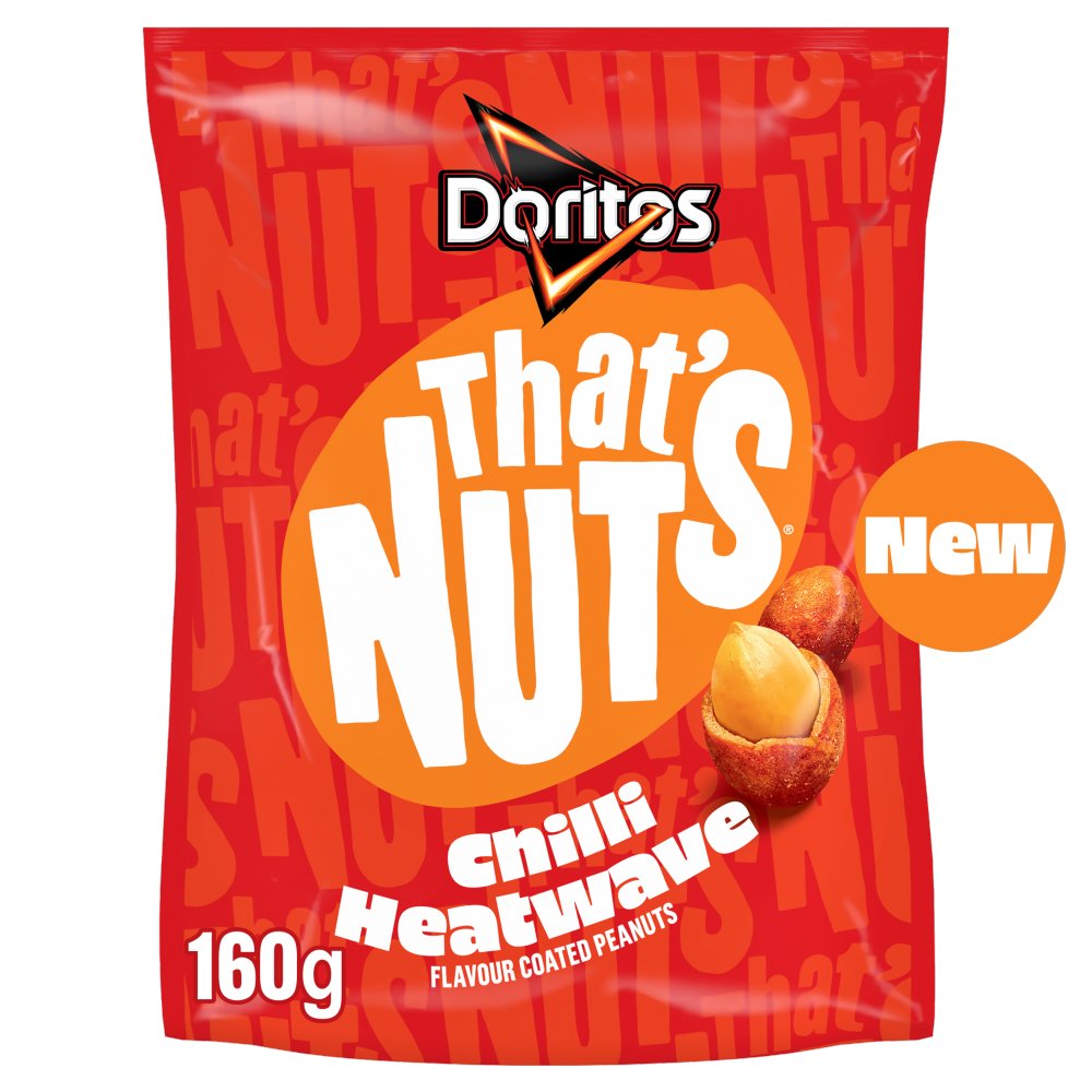 8 x Thats Nuts Doritos Chilli Heatwave - 160GM