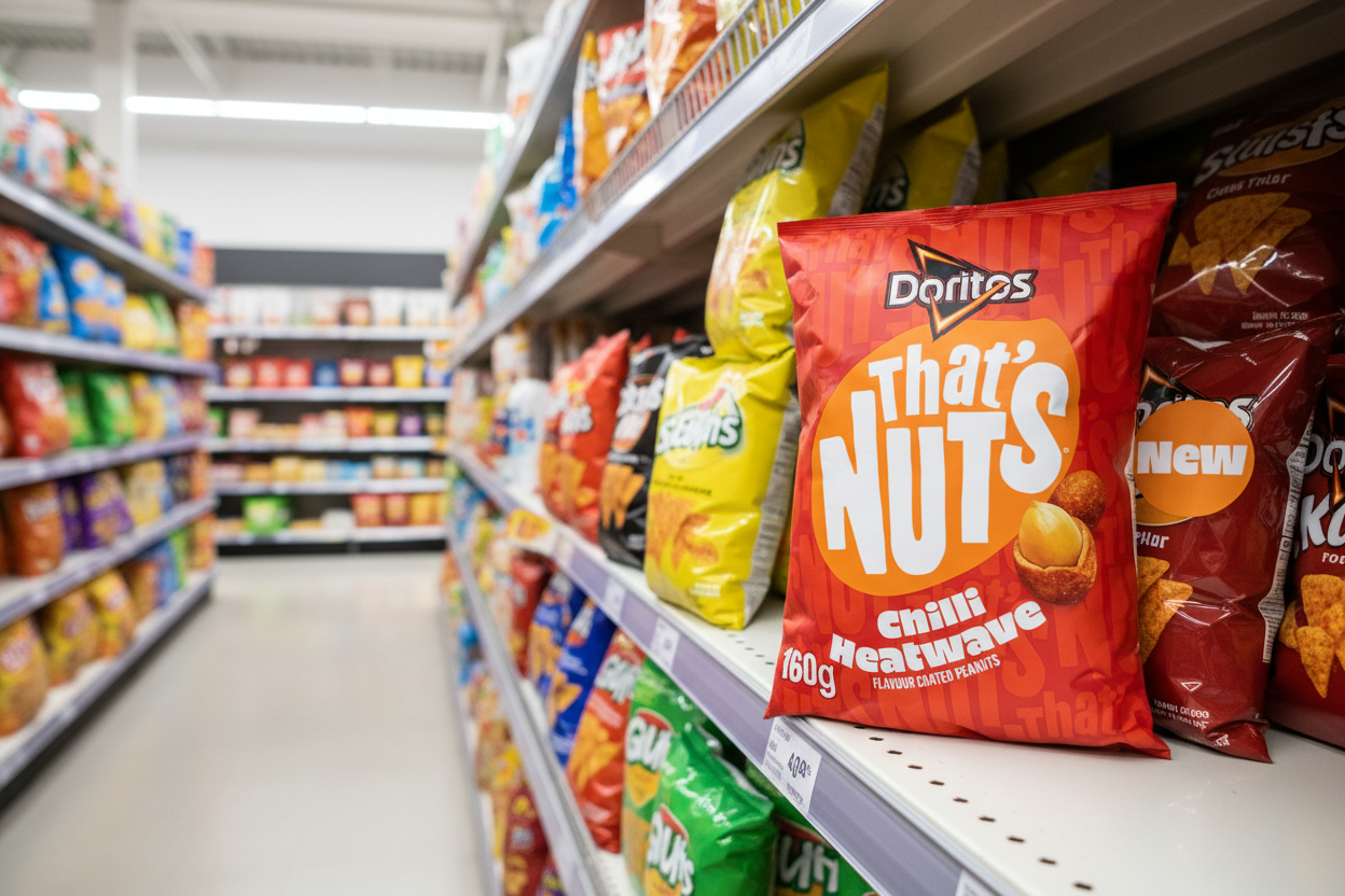 8 x Thats Nuts Doritos Chilli Heatwave - 160GM