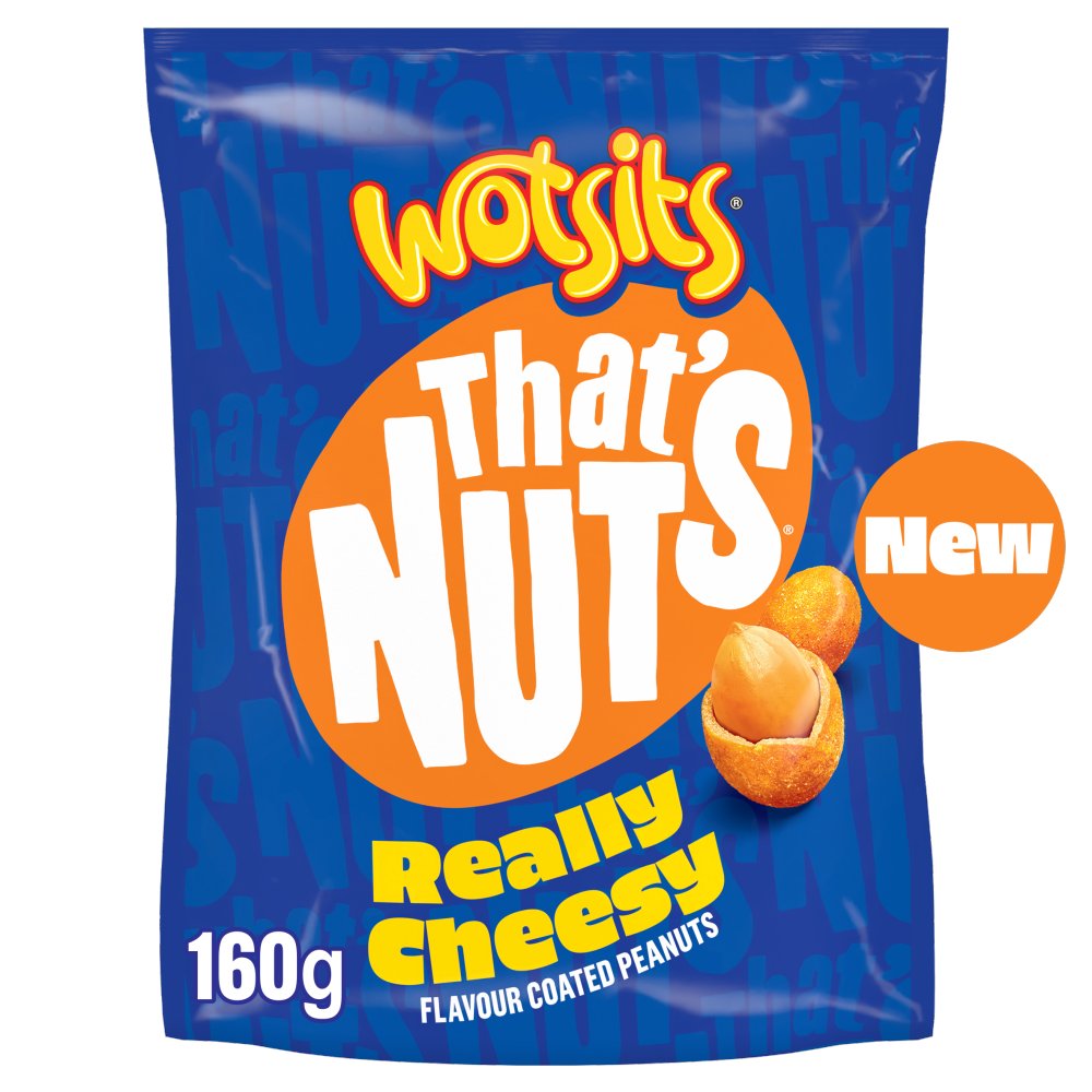8 x Thats Nuts Wotsits Really Cheesy - 160GM