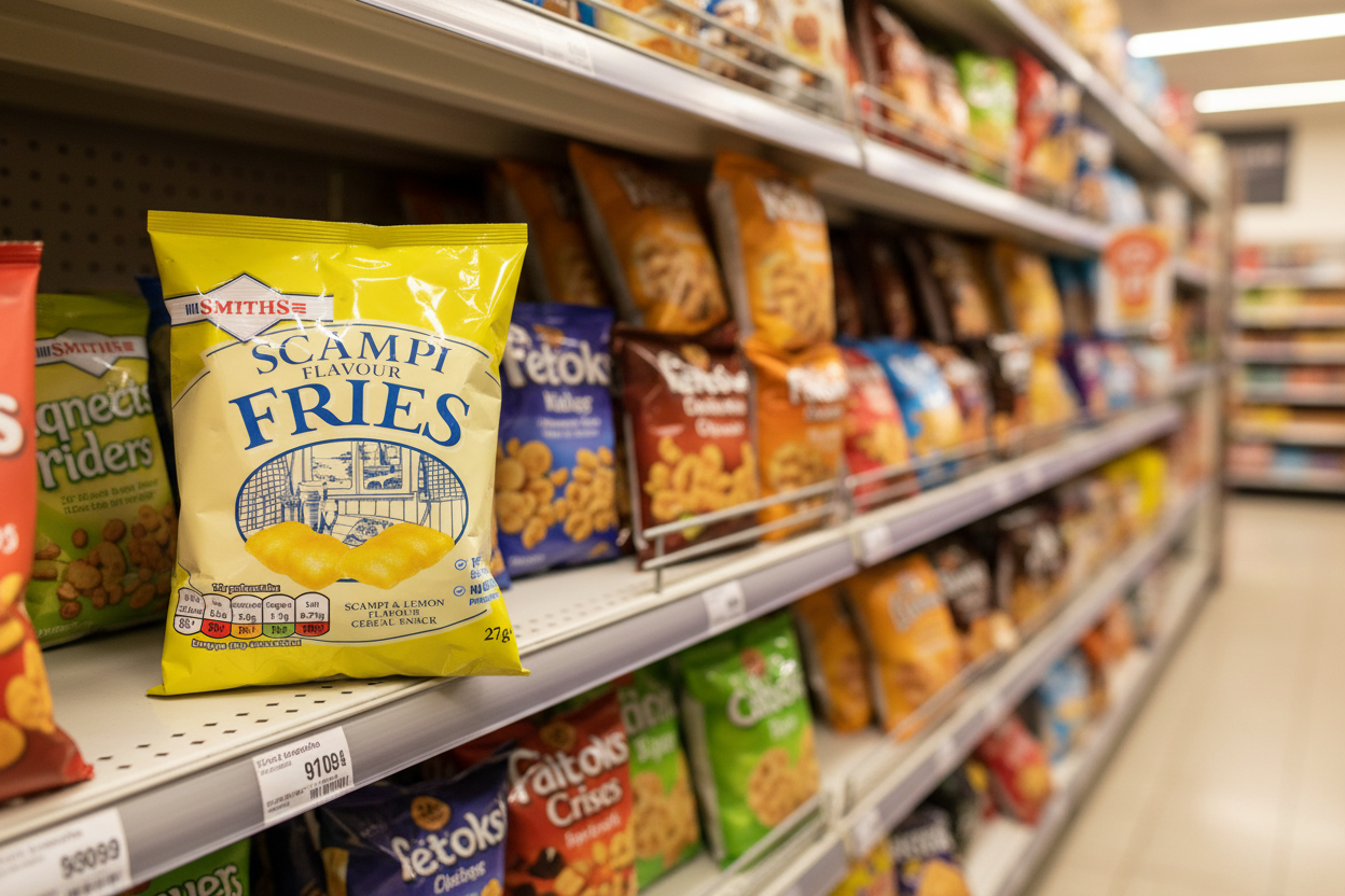 24 x Smiths Fries Scampi & Lemon 27G