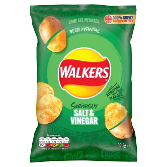 Walkers Salt & Vinegar Crisps 45G
