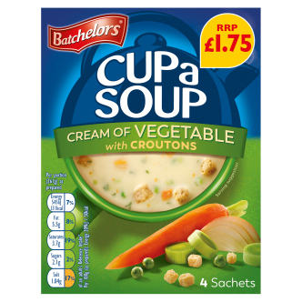 Batchelors Cup A Soup Cream Of Veg - 122G