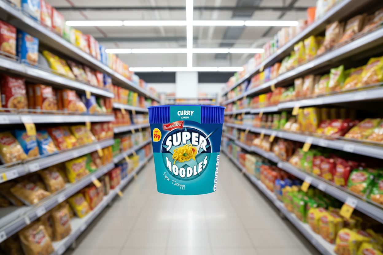 8 x Batchelors Super Noodle Pot Curry - 75Gm