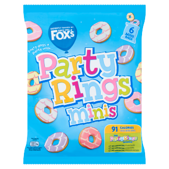 Foxs Mini Party Rings 126Gm