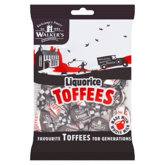 Walkers Liquorice Toffees 150Gm