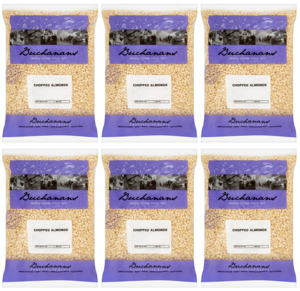 6 x Buchanans Flaked Almonds 1Kg