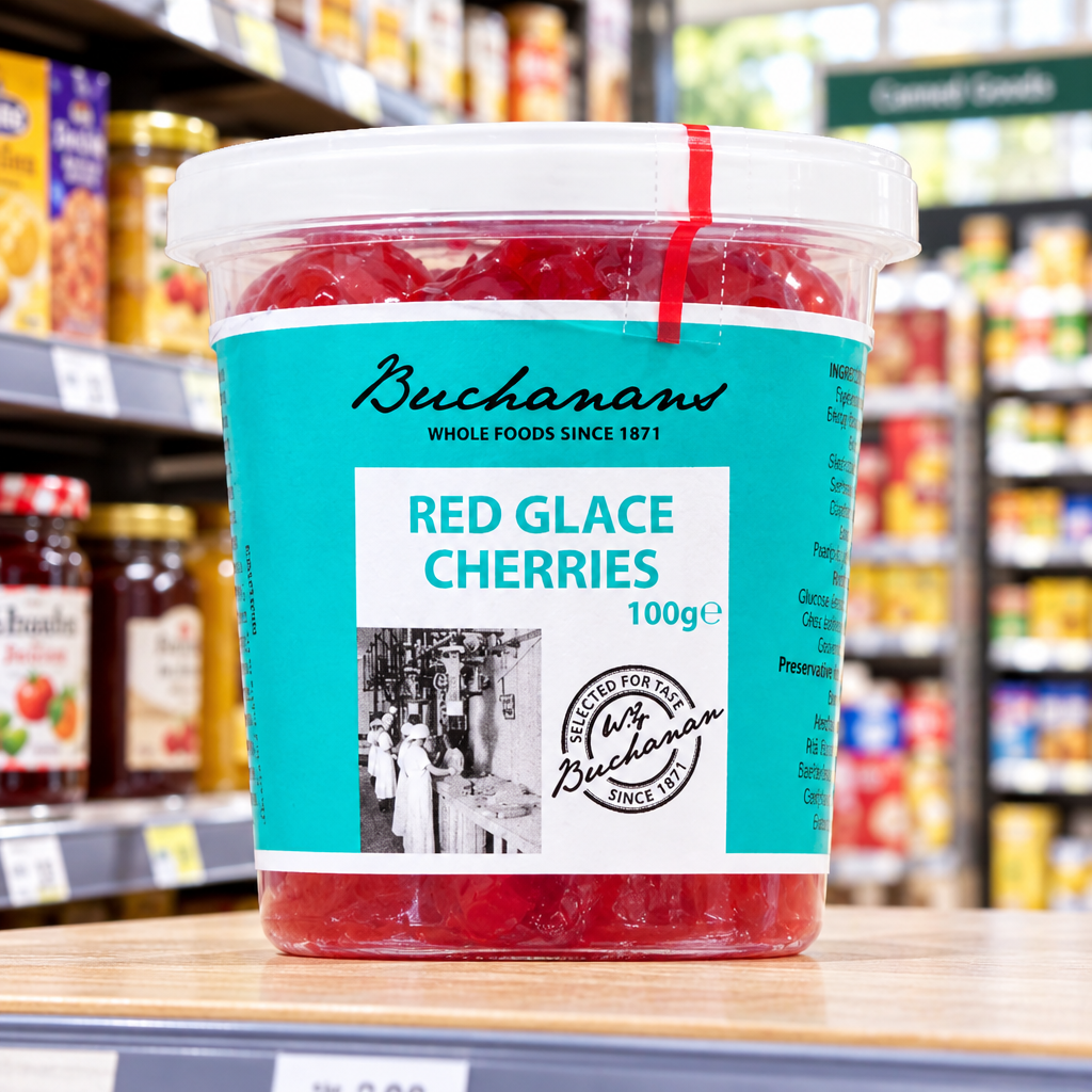 12 x Buchanan Glace Cherries 100G
