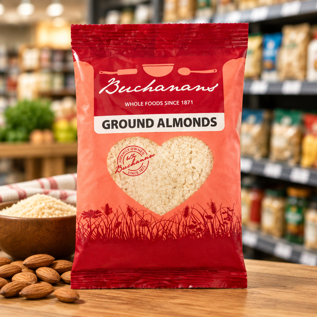 12 x Buchanan Ground Almonds 100G