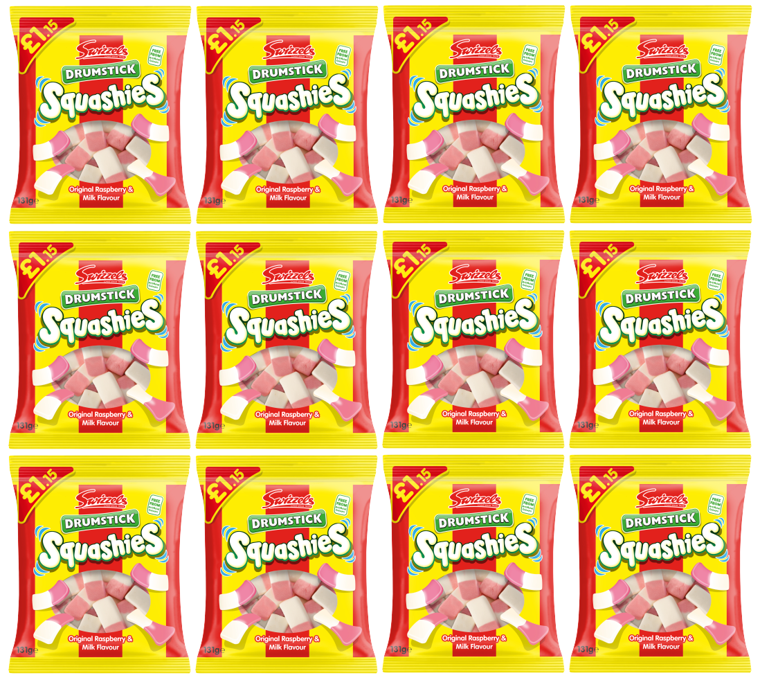 12 x Swizzels Squashies Original 120G