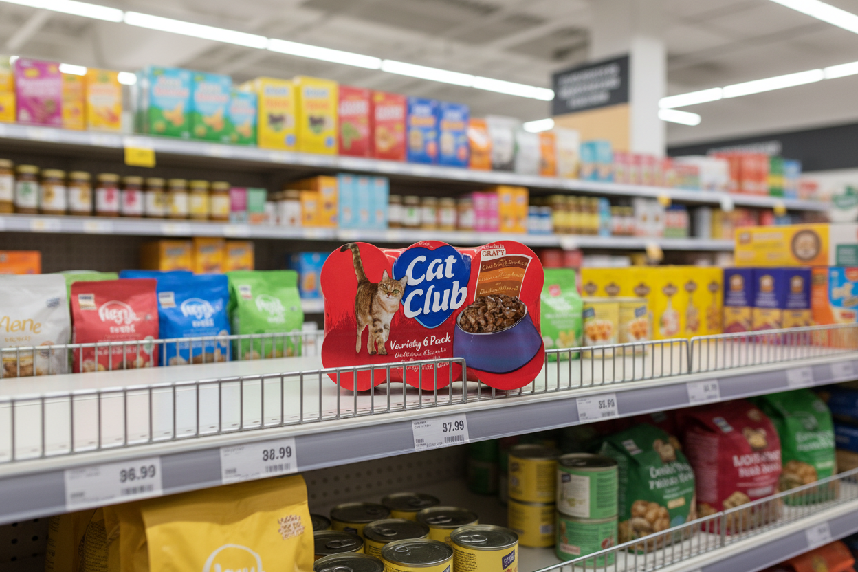 4 x Cat Club Variety Chunks In Gravy (6X400G pack)