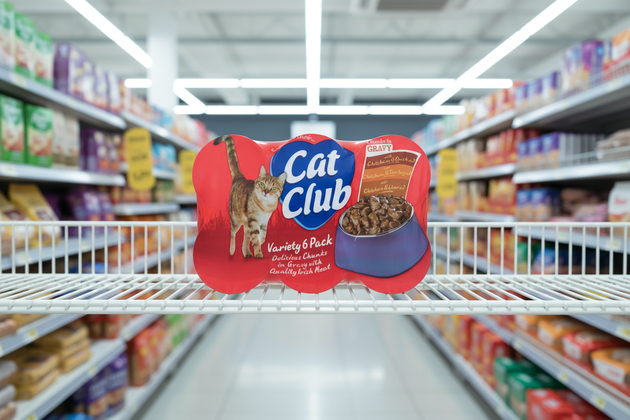 4 x Cat Club Chunks In Gravy Variety Pack 6 X 400G