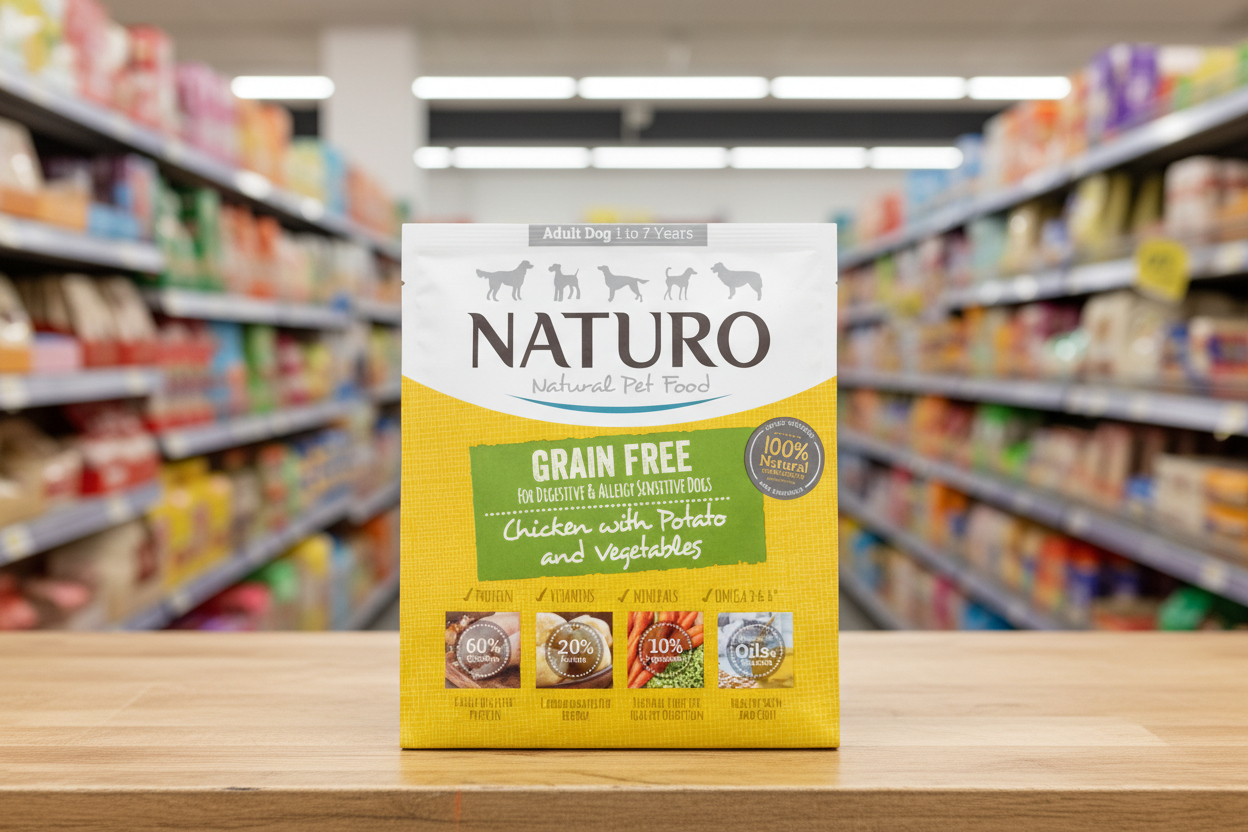 7 x Naturo Adult Grain Free Chicken & Potato With Veg 400G