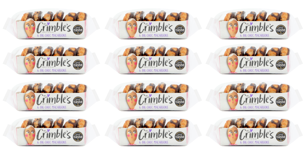 12 x Mrs Crimbles Choc Macaroon Gluten & Wheat Free Pack