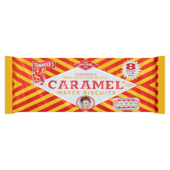 Tunnocks Caramel Wafers 8'S 8