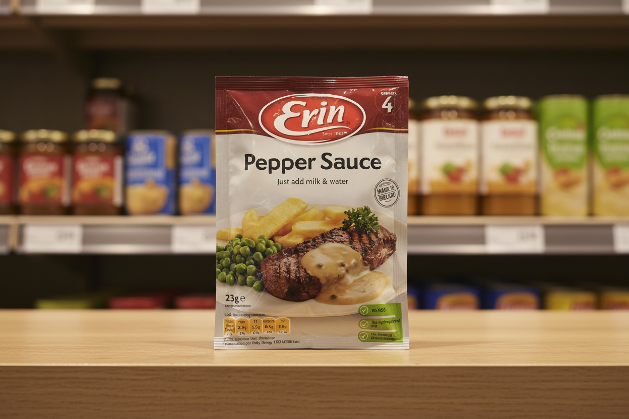 24 x Erin Pepper Sauce Sachet 23Gm