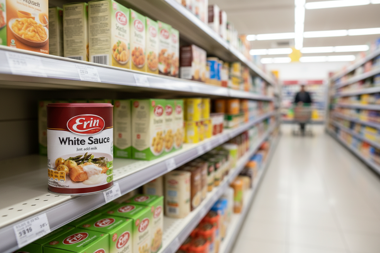 12 x Erin White Sauce Drum 126Gr