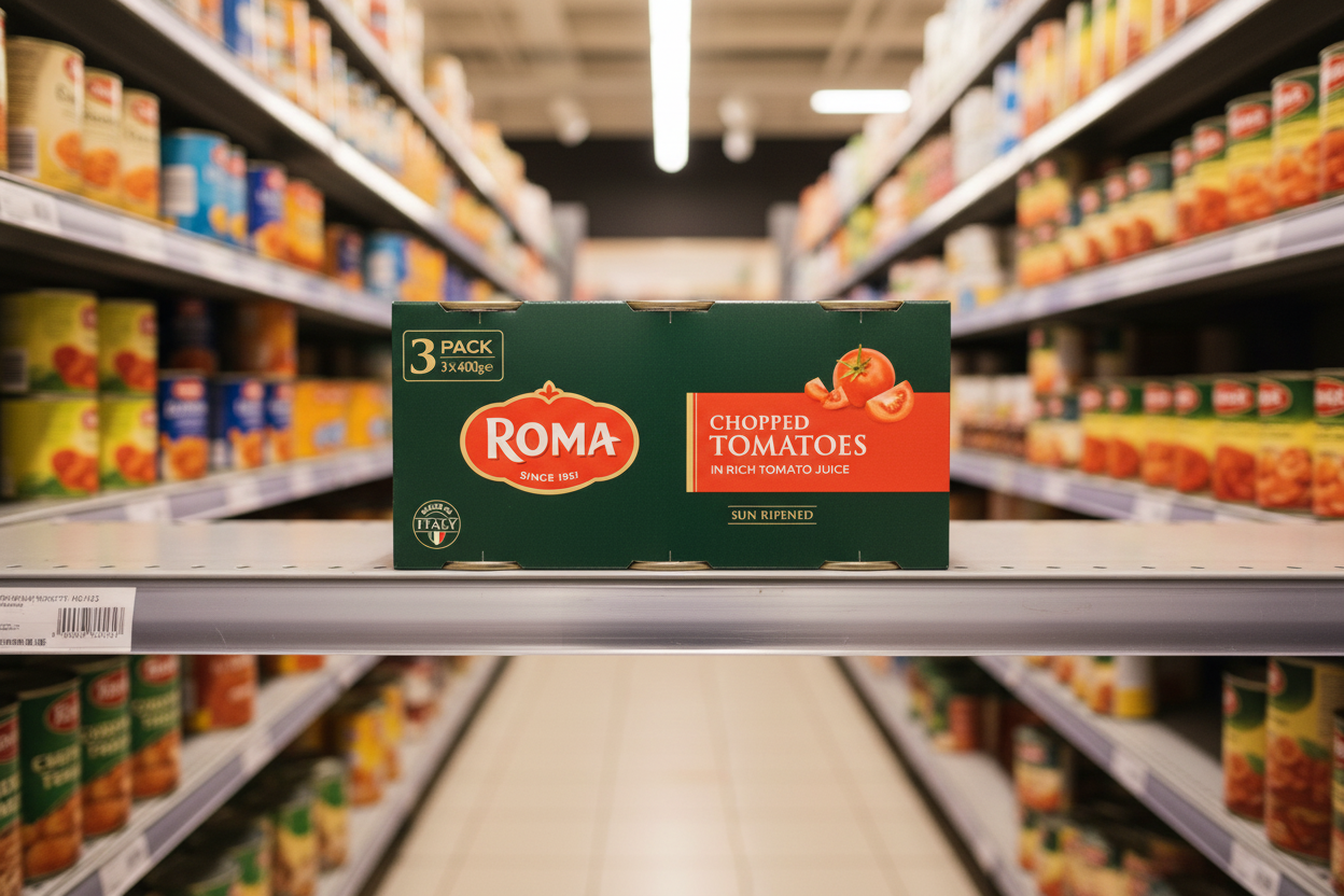 8 x Roma Chopped Tomato 3pk - 3X400G
