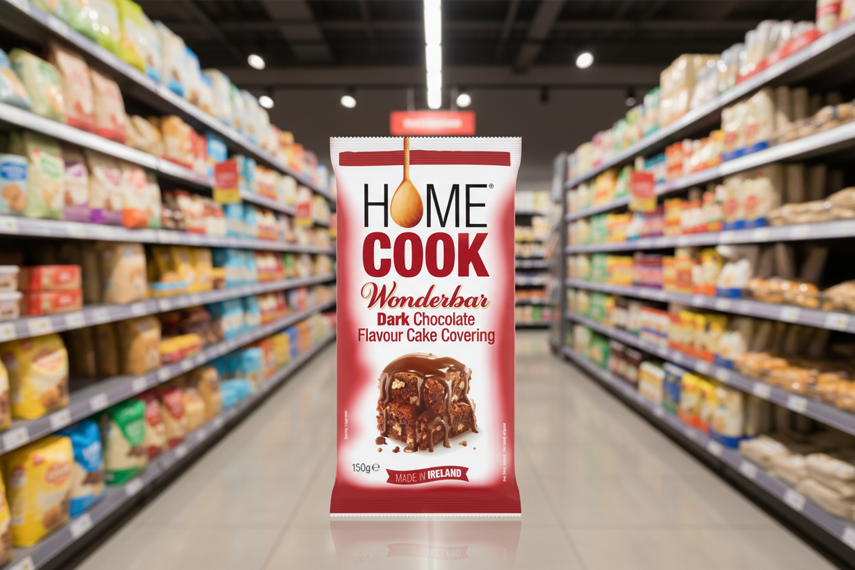 20 x Homecook Wonderbar Dark Chocolate Flavour Cake Covering 150G