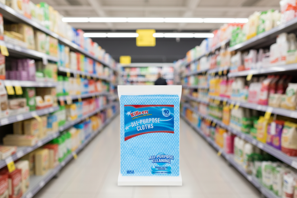 10 x Killeen All Purpose Cloths - 10 PACK