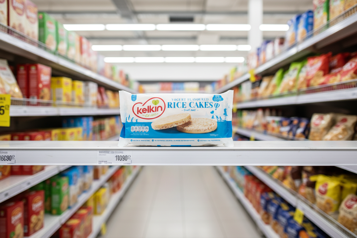 12 x Kelkin Yoghurt Rice Cake 100Gm