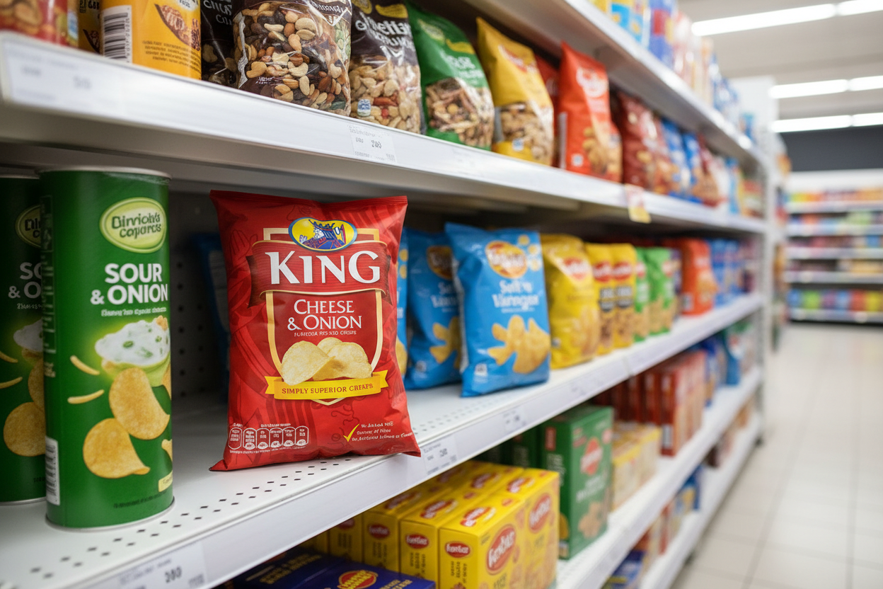 50 x King Cheese & Onion - 35GM