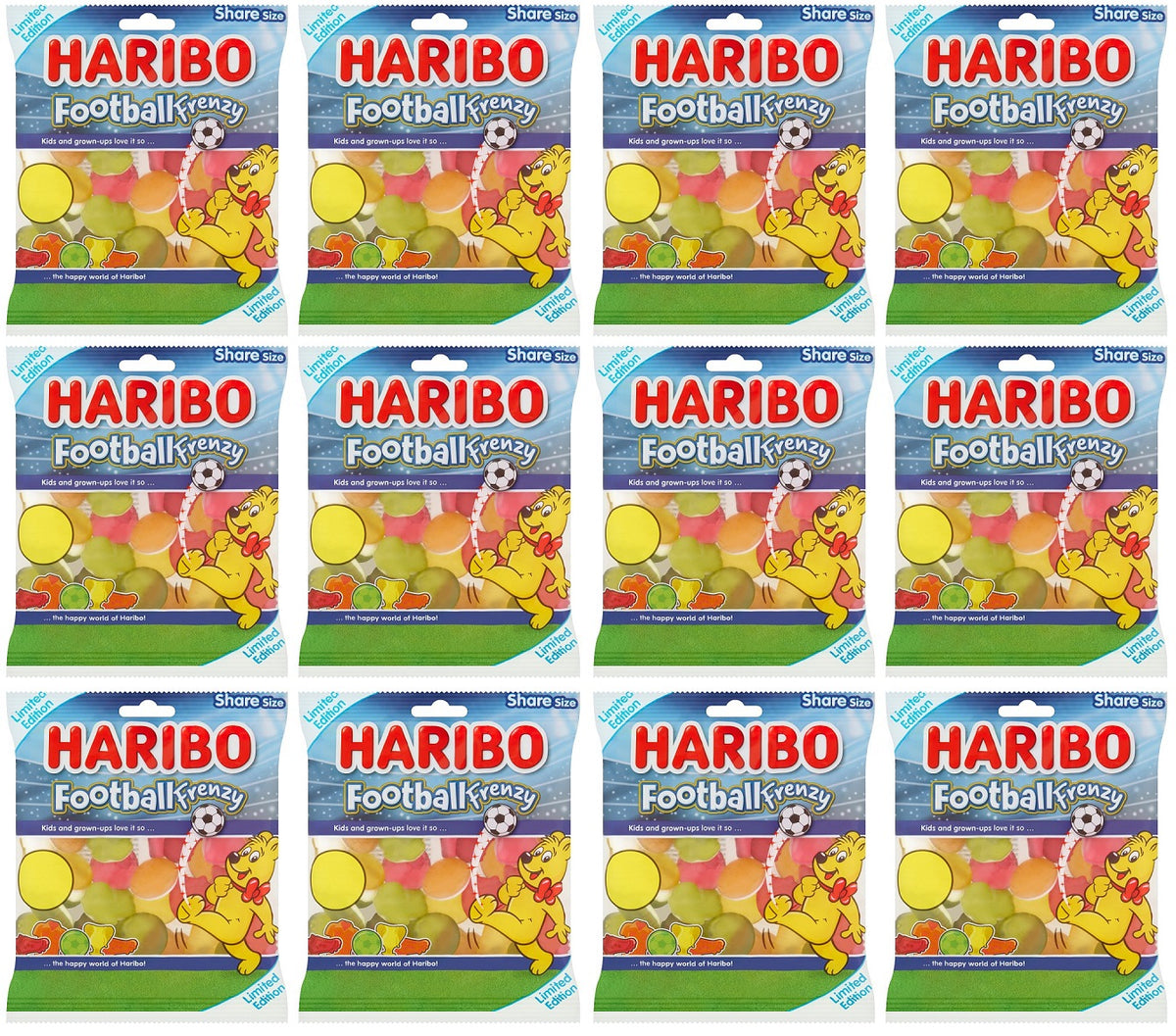 12 X Haribo Football Frenzy - 140Gm